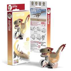 Dinozaur Raptor Eugy. Eko Układanka 3D