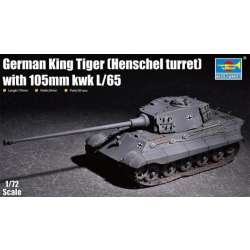 Plastikowy model do skejania King Tiger w/ 105mm kWh (Henschel Turret) (GXP-721207) - 1