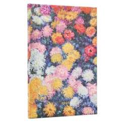 Kalendarz książkowy maxi 2026 Monet's Chrysanthem