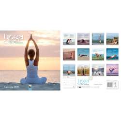 Kalendarz 2026 ścienny kwadrat Joga i medytacja