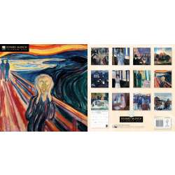 Kalendarz 2026 ścienny kwadrat Edvard Munch