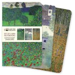 Zestaw 3 notatników Gustav Klimt Krajobrazy