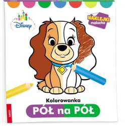 Książka dla dzieci Disney maluch. Kolorowanka pół na pół AMEET (PNP-1) - 1
