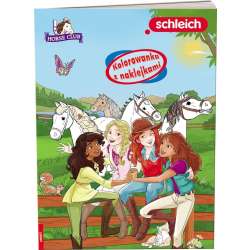 Schleich Horse Club. Kolorowanka z naklejkami (NA-8401)