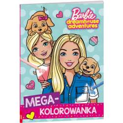 Książka Barbie dreamhouse adventures. Mega kolorowanka (KOL-1201) - 1