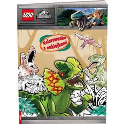 Lego Jurassic World. Kolorowanka z naklejkami (NA-6201) - 1