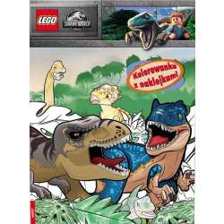 Lego Jurassic World. Kolorowanka z naklejkami (NA-6202)