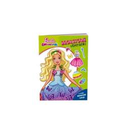 Książka Barbie Dreamtopia. Brokatowe ubieranki Brokatowe naklejki AMEET (SDLB-1401)