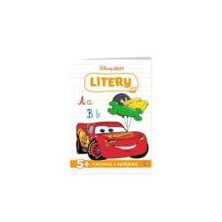 Książka edukacyjna dla dzieci Disney uczy. Litery. Ćwiczenia z naklejkami. Auta Cars (UDN-9304 AMEET) - 1