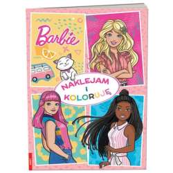 Książka Barbie. Naklejam i koloruję (NAK-1103)