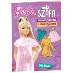 Książeczka Zmazywanki z naklejkami. Barbie. Moja szafa (SSN-1103) - 1