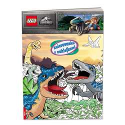 Lego Jurassic World. Kolorowanka z naklejkami (NA-6204)