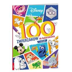 Książeczka Disney. 100 zwierzaków do kolorowania (KZ-9101)