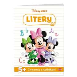 Książeczka Disney uczy. Minnie. Ćwiczenia z naklejkami. Litery (UDN-9307) - 1