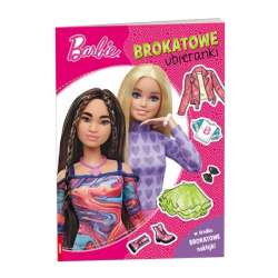 Książeczka Barbie. Brokatowe ubieranki (SDLB-1105) - 1
