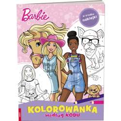Kolorowanka według kodu. Barbie