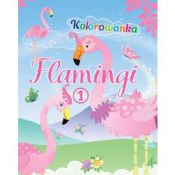 Flamingi. Kolorowanka 1