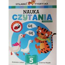 Sylabki Tygryska. Nauka czytania z.5, poziom 3