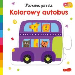 Książeczka Akademia Mądrego Dziecka. Pierwsze puzzle. Kolorowy Autobus (GXP-797204) - 1