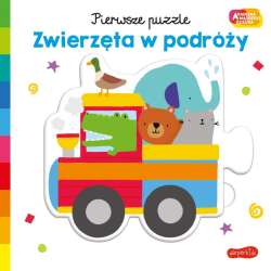 Książeczka Akademia Mądrego Dziecka. Pierwsze Puzzle. Zwierzęta w podróży (GXP-796821) - 1