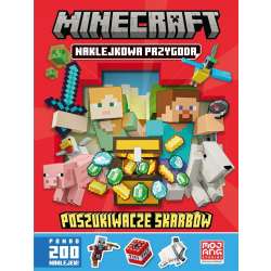 Książeczka Minecraft. Naklejkowa przygoda. Poszukiwacze skarbów (GXP-843853) - 1