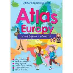 Książka Atlas Europy z naklejkami i plakatem (9788328045019) - 1