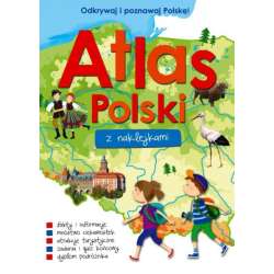 Książeczka Atlas polski z naklejkami i plakatem (9788328052420) - 1