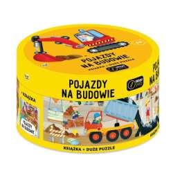 Na okrągło. Pojazdy na budowie. Puzzle i książka. Wilga play (9788328058101) - 1