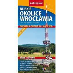 Mapa - Bliskie okolice Wrocławia cz. połud-zachod.