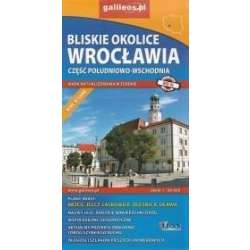 Mapa - Bliskie okolice Wrocławia cz. połud-wsch. - 1