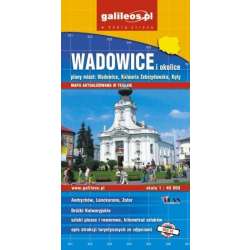 Plan mista - Wadowice i okolice 1:40 000