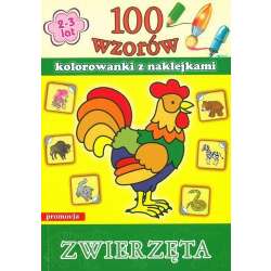 100 wzorów - kolorowanki z naklejkami. Zwierzęta