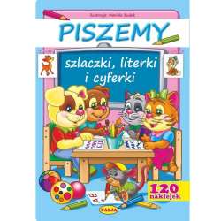 Piszemy szlaczki, literki i cyferki + 120 naklejek - 1