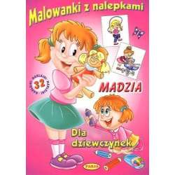 Malowanki z nalepkami - Madzia - 1