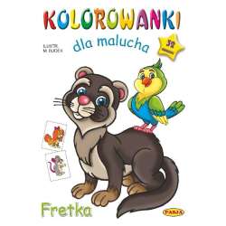 Kolorowanka dla malucha. Fretka - 1