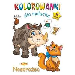 Kolorowanka dla malucha. Nosorożec - 1