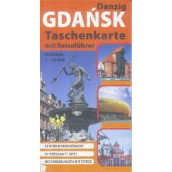 Plan kieszonkowy - Gdańsk w. niemiecka 1:16 000