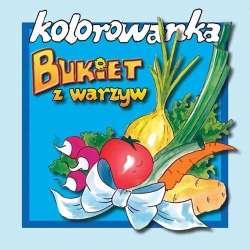 Bukiet z warzyw - kolorowanka