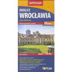 Mapa - Okolice Wrocławia cz. północna 1:100 000