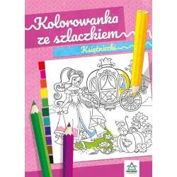 Kolorowanka ze szlaczkiem. Księżniczki - 1