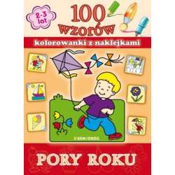 100 wzorów - kolorowanki z naklejkami. Pory roku - 1