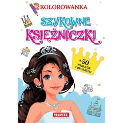 Kolorowanka z naklejkami Szykowne księżniczki - 1