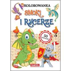 Kolorowanka. Smoki i rycerze z naklejkami - 1