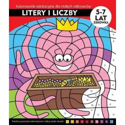 Litery i liczby. Kolorowani edukacyjne - 1