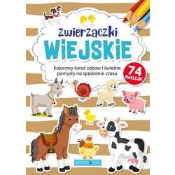 Kolorowanka z naklejkami - Zwierzaczki wiejskie (9788366356122) - 1