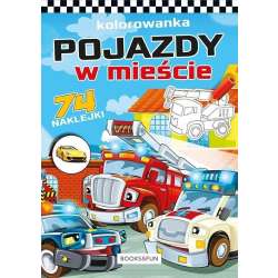 Kolorowanka z naklejkami - Pojazdy w mieście (9788366356146)