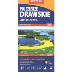 Mapa turyst. - Pojezierze Drawskie cz. zach w.2020 - 1