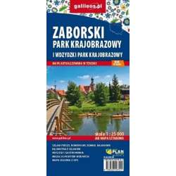 Mapa turyst. - Zaborski Park Krajobrazowy 1:25 000