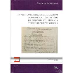 Inventoria Rerum Musicalium Domum Societatis..