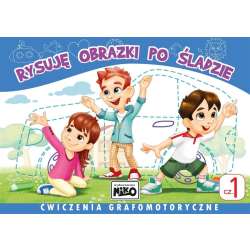 Rysuję obrazki po śladzie. Ćwiczenia cz.1 - 1